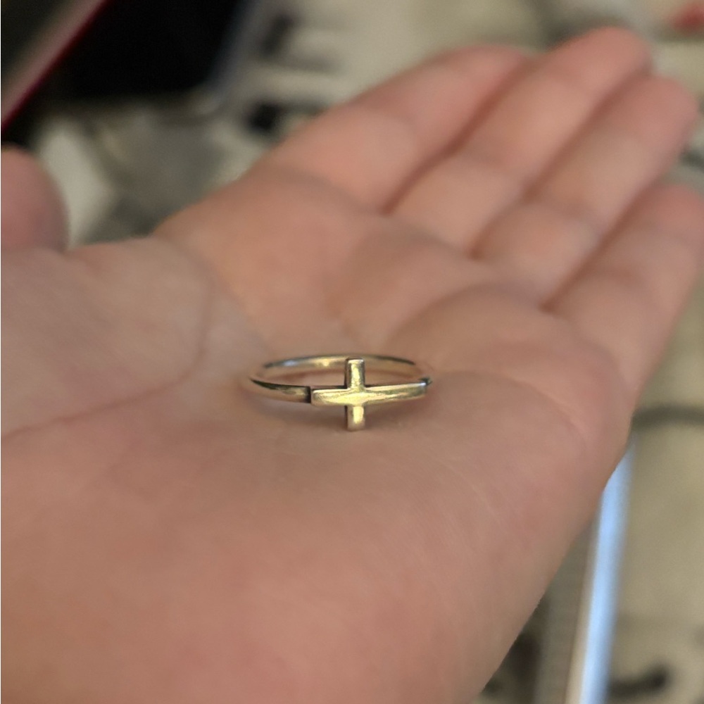 [James Avery] Horizon Cross Ring, size 7